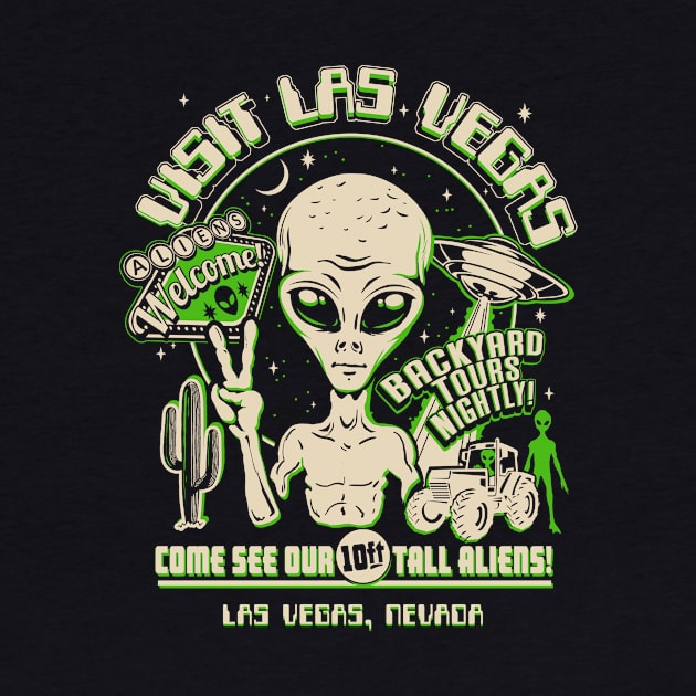 Vegas UFO Aliens Sighting by DeepFriedArt